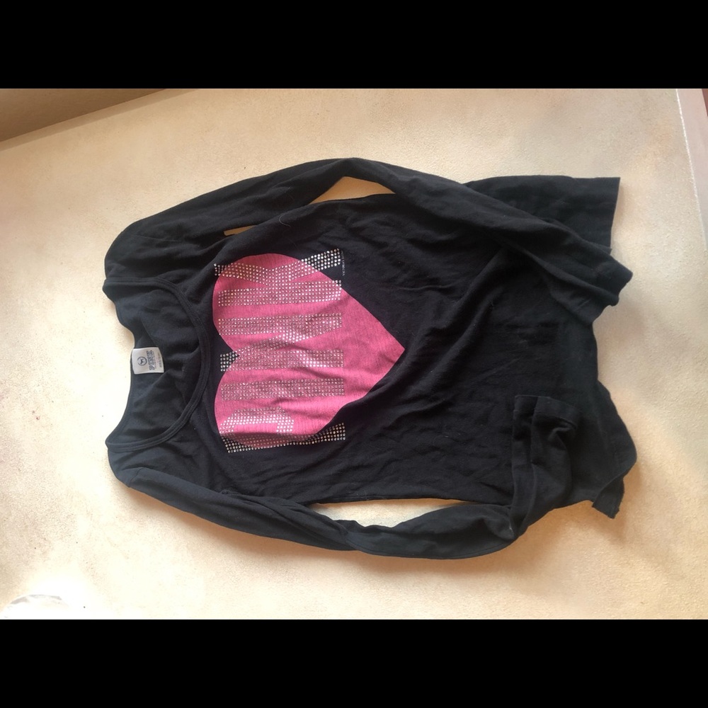 Black long sleeve Victoria's Secret PINK